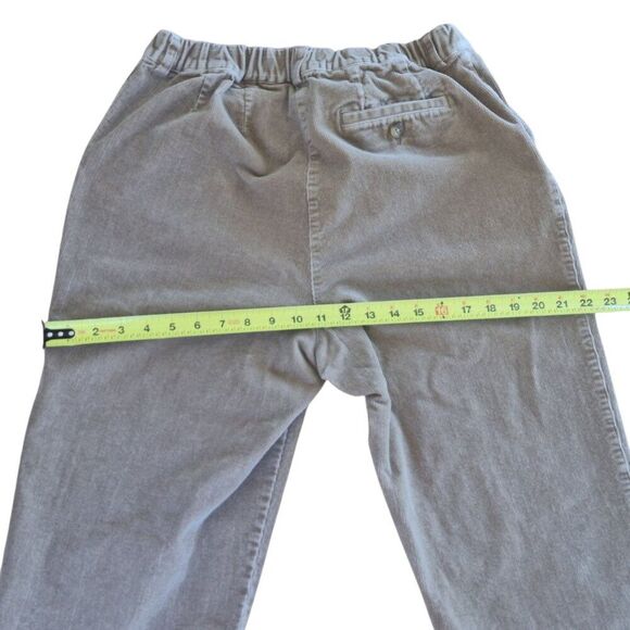 LL Bean Curvy Fit Corduroy Pants 10 TALL Flat Front Stretchy Back Soft Tan 10T - Picture 6 of 15